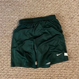 Green Nike Athletic Shorts